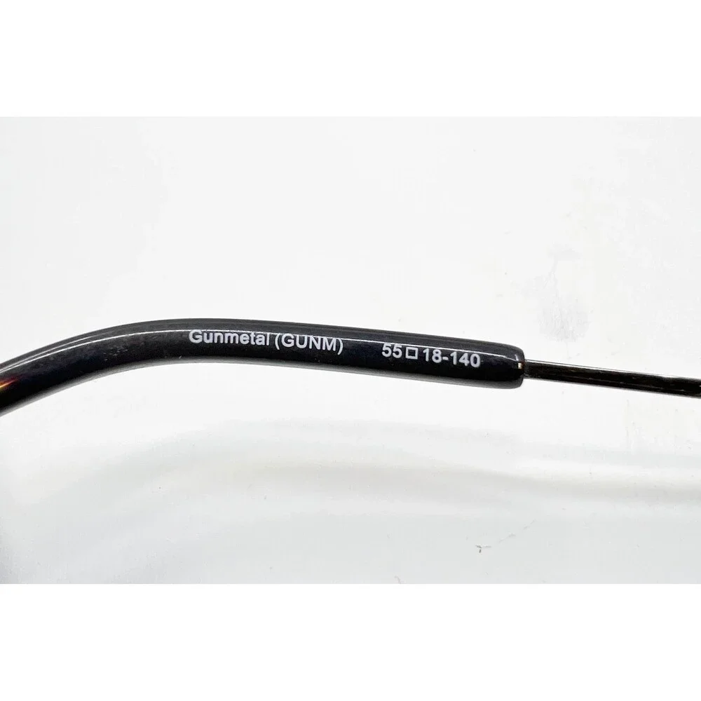 Ducks Unlimited Eyeglasses Mens Gunmetal Semi Rimless Ambassador 55-18-140